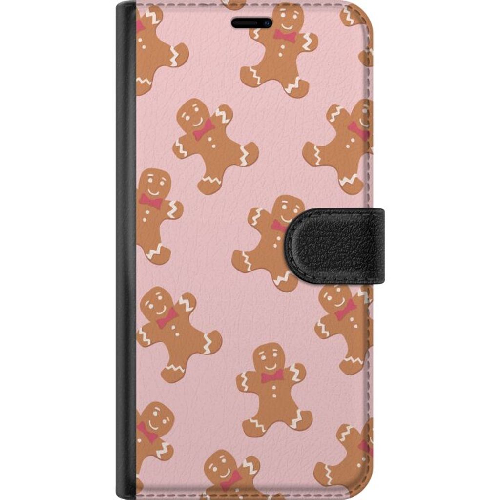 Samsung Galaxy Xcover 4 Musta Lompakkokotelo Pepparkaksgubbe