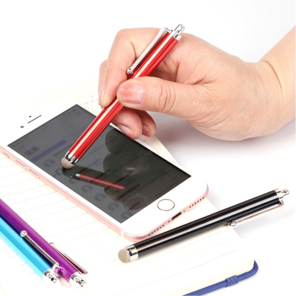 AT-19 Universal Mobil Stylus Pen - Sort