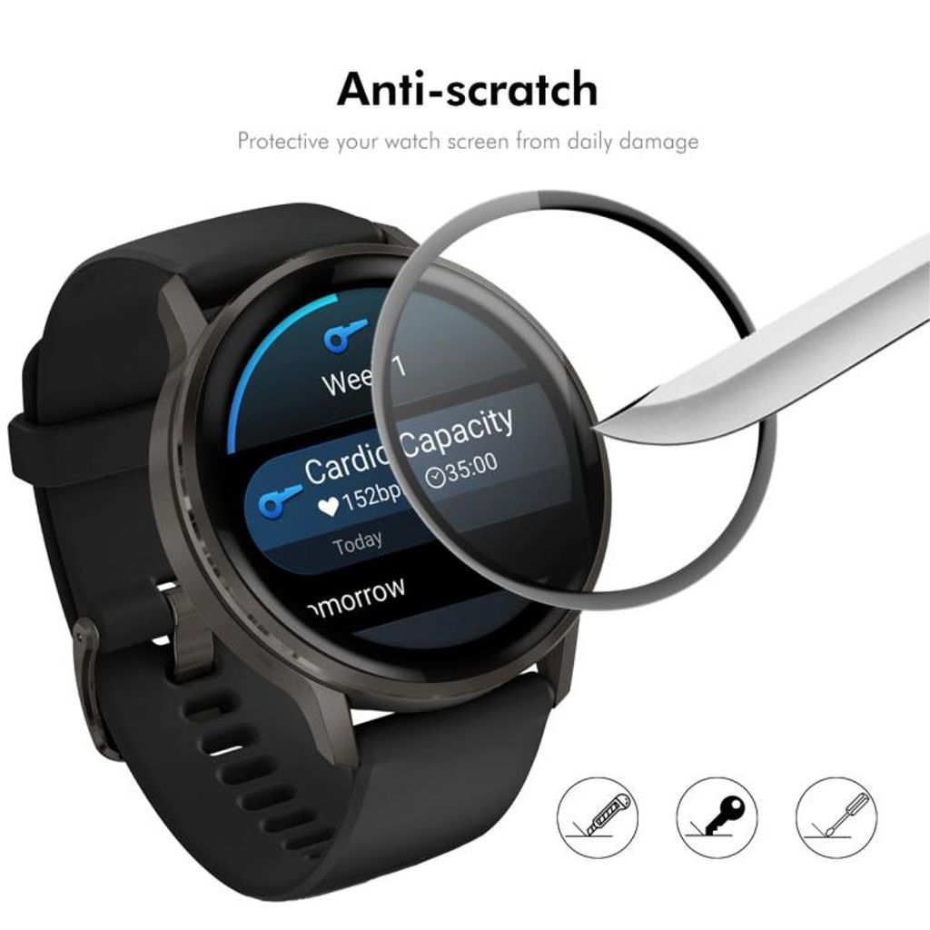 ENKAY Garmin Venu 4 45mm Näytönsuoja – Läpinäkyvä