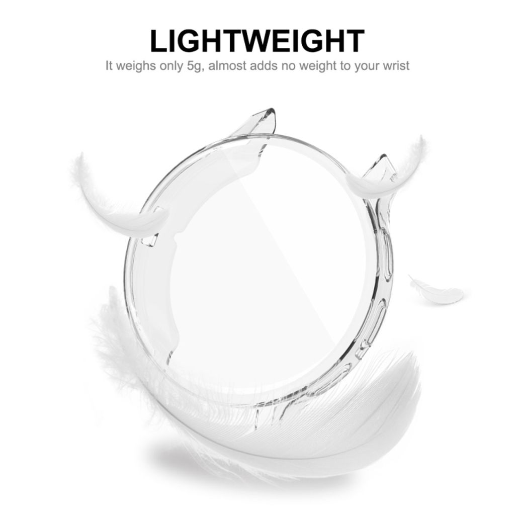 Garmin Venu 3S Deksel med Skjermbeskyttelse – Gjennomsiktig