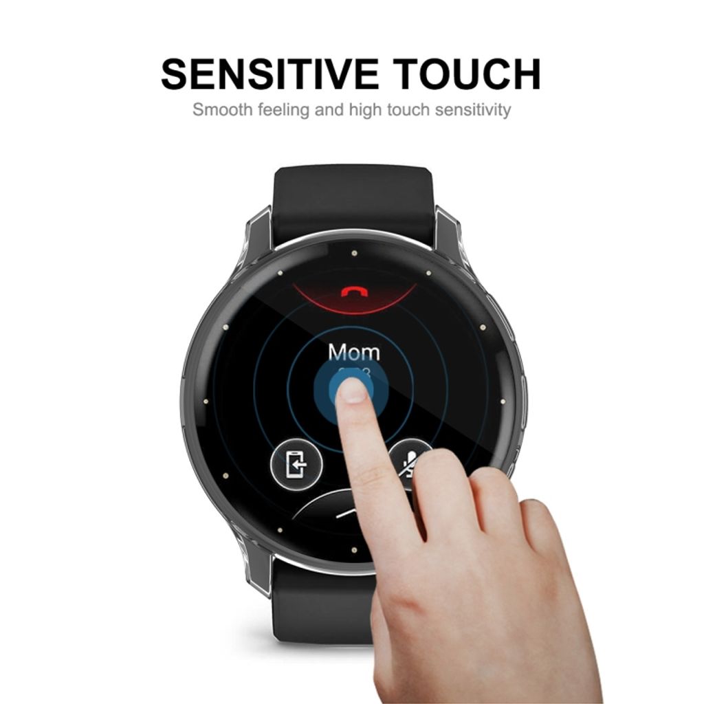 Garmin Venu 3S Deksel med Skjermbeskyttelse – Gjennomsiktig