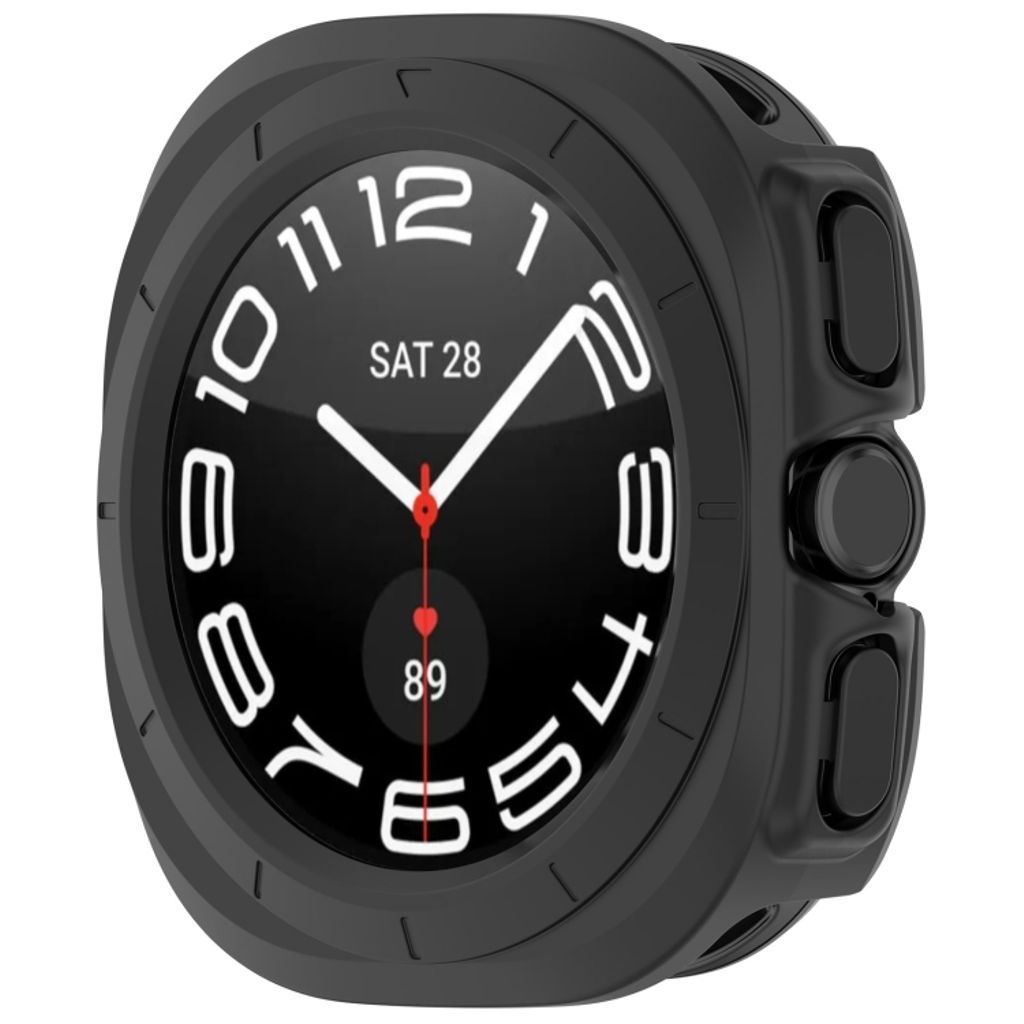 Samsung Galaxy Watch Ultra 47mm/Ultra 2025 Plast Deksel – Svart