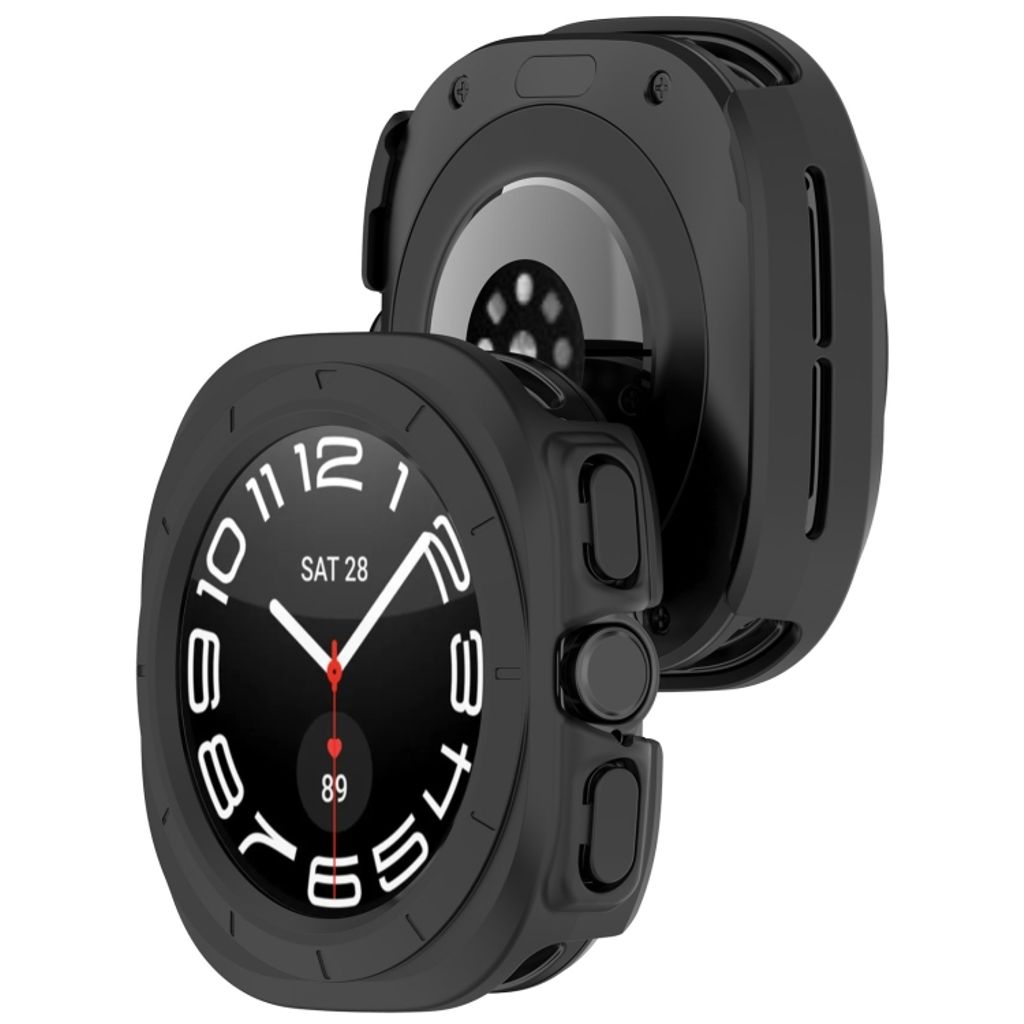 Samsung Galaxy Watch Ultra 47mm/Ultra 2025 Plast Deksel – Svart
