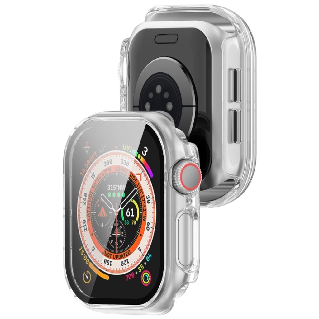 Apple Watch Series 11/10 46mm Deksel med Skjermbeskytter – Gjennomsiktig