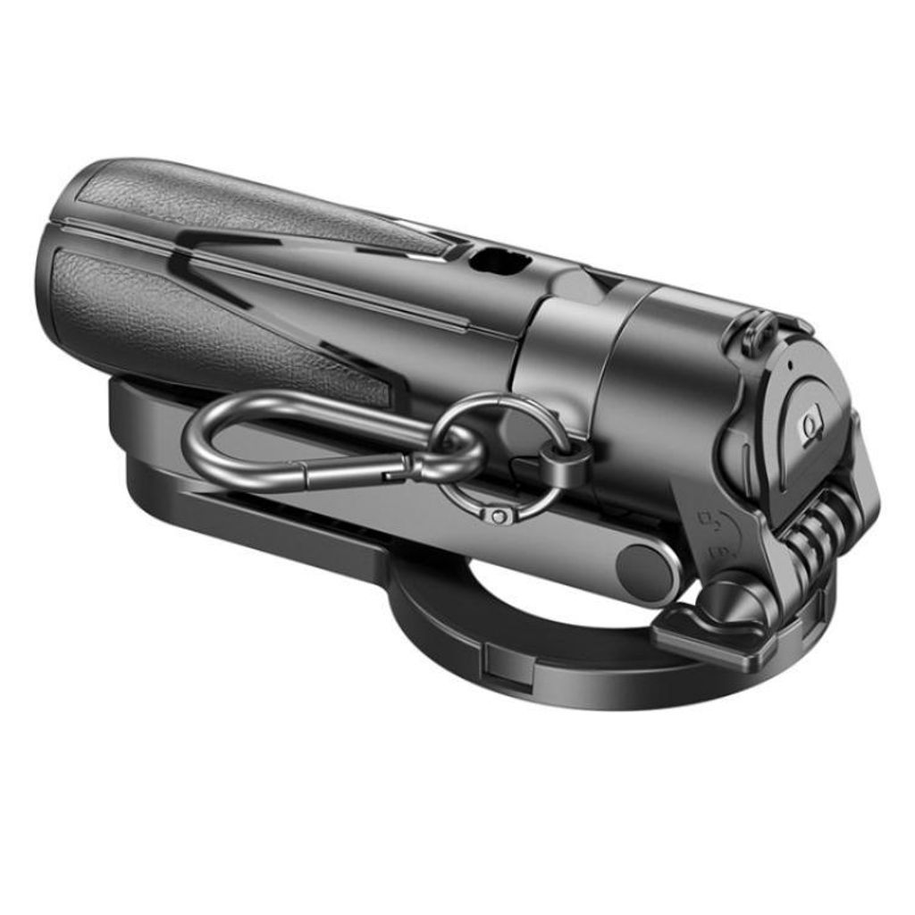 2-i-1 portabel magnetisk tripod och selfiepinne – Svart