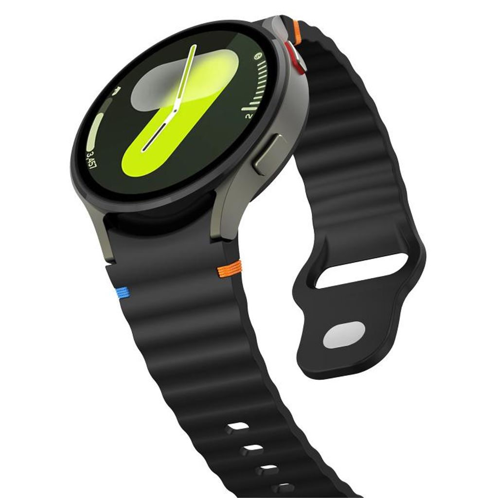 Samsung Galaxy Watch 7 40mm/44mm Silikon Klokkereim - Svart