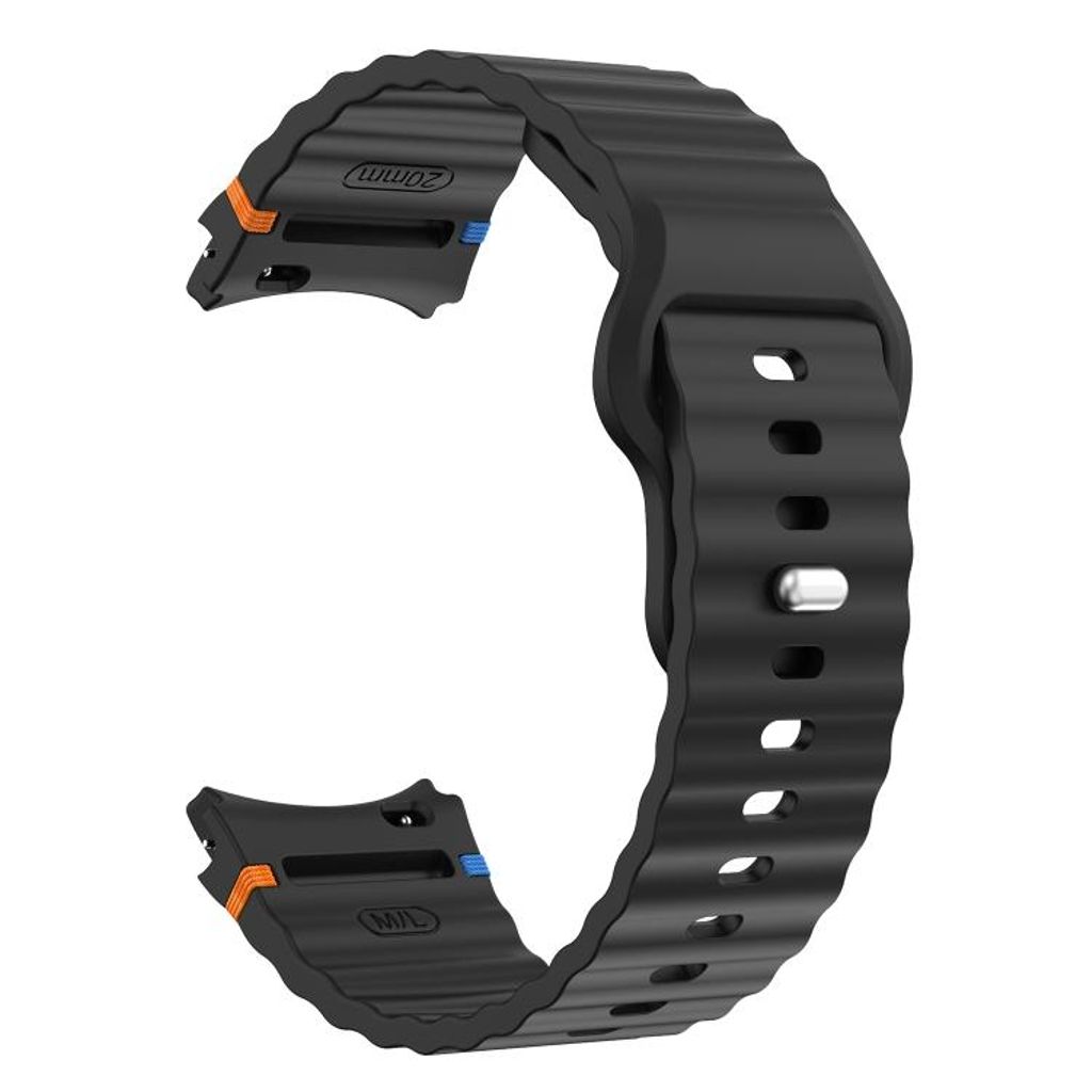 Samsung Galaxy Watch 7 40mm/44mm Silikon Klokkereim - Svart