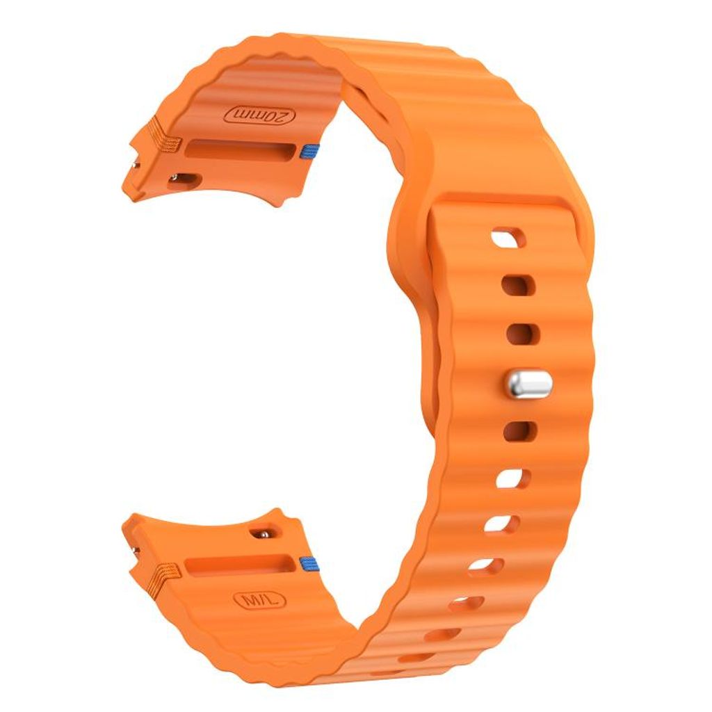 Samsung Galaxy Watch 7 40mm/44mm Klokkereim i silikon - Oransje