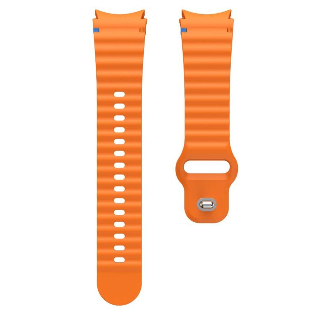 Samsung Galaxy Watch 7 40mm/44mm Klokkereim i silikon - Oransje