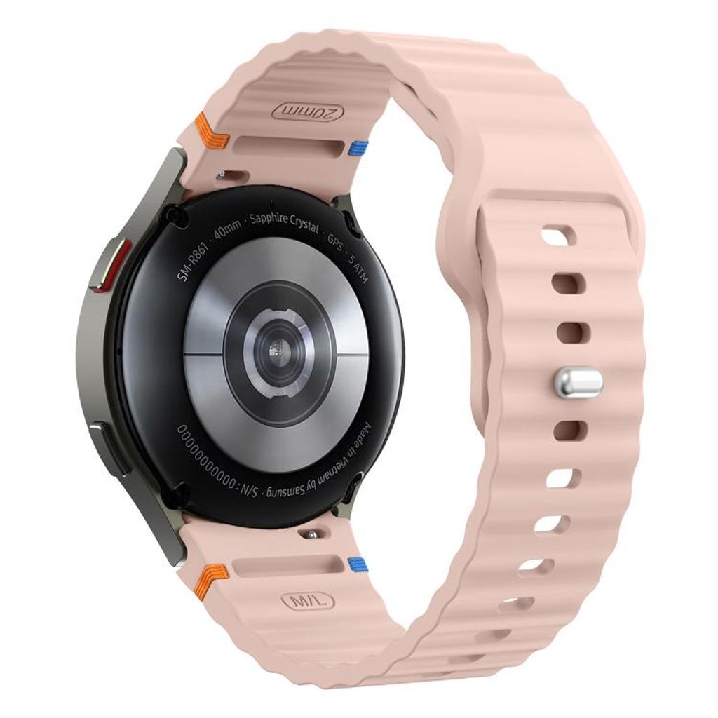 Samsung Galaxy Watch 7 40mm/44mm Silikon Klokkereim - Rosa