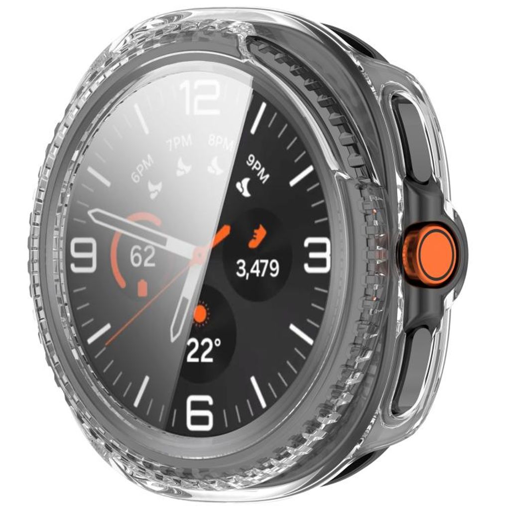 Samsung Galaxy Watch8 Classic 46mm Suojakuori Näytönsuojalla - Läpinäkyvä