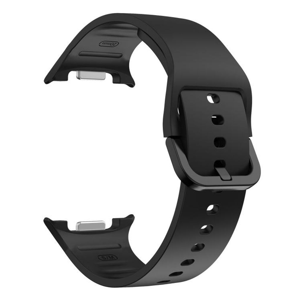 Samsung Galaxy Watch8/Watch8 Classic -kellon silikoniranneke – musta