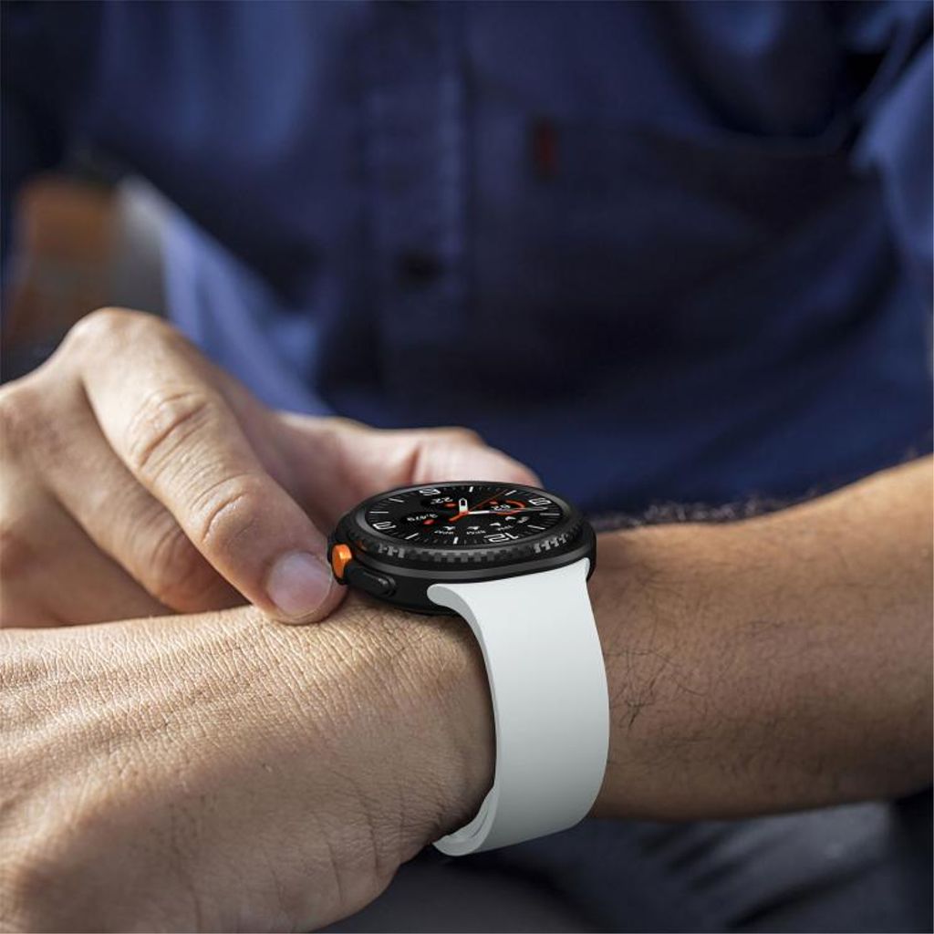 Samsung Galaxy Watch8/Watch8 Classic -kellon silikoniranneke – vaaleanharmaa