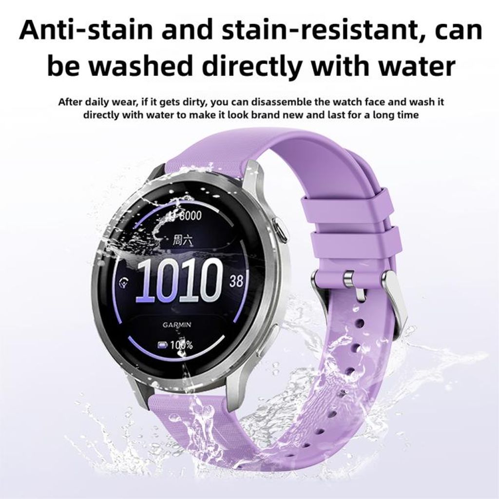 Garmin Venu 4 41 mm kellonranneke silikoni – pinkki