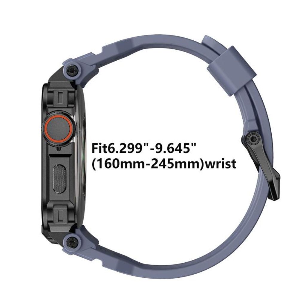 Apple Watch Series 11/10 46 mm kellonranneke ja kotelo – oranssi