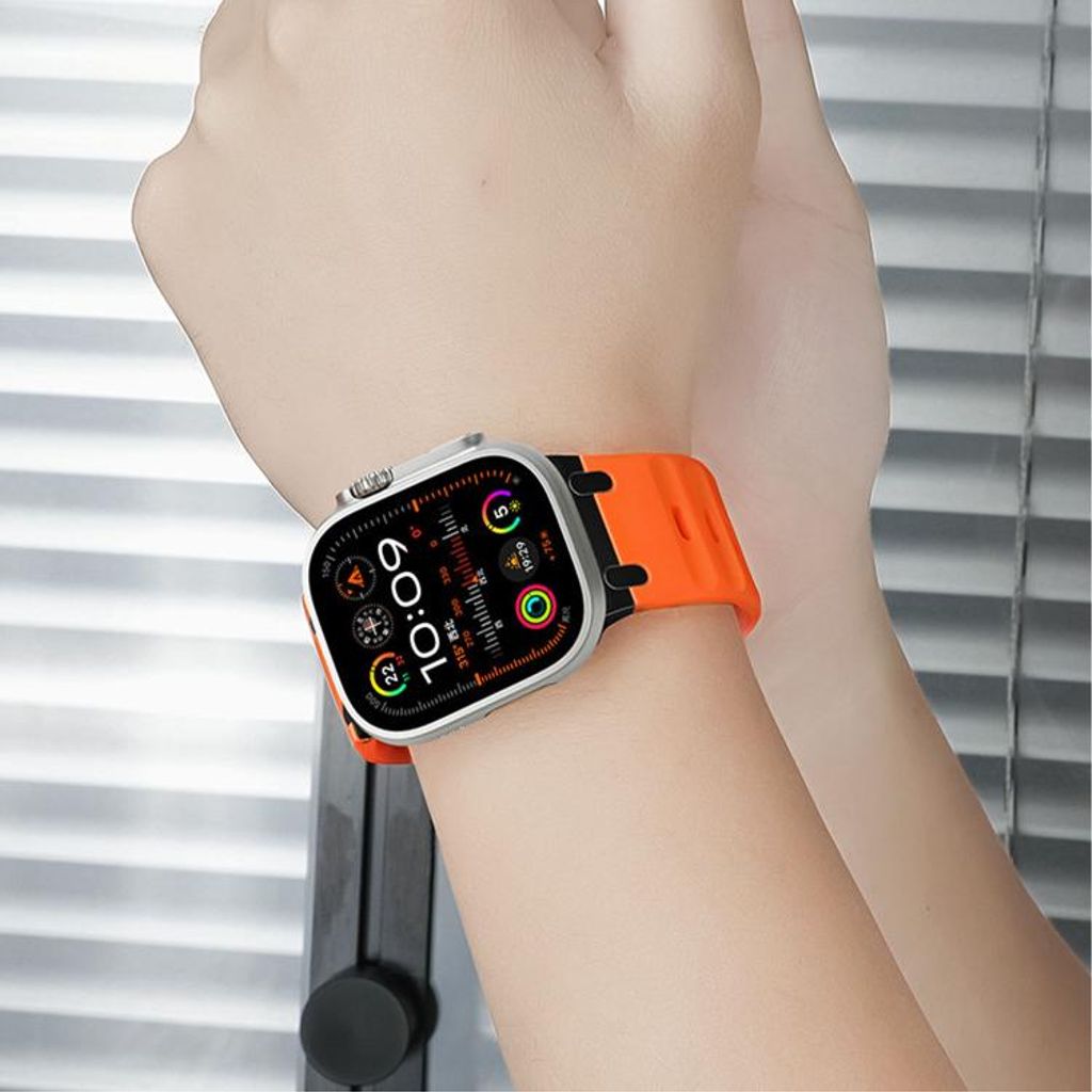 Apple Watch 49mm/46mm/45mm/44mm/42mm Urrem - Orange