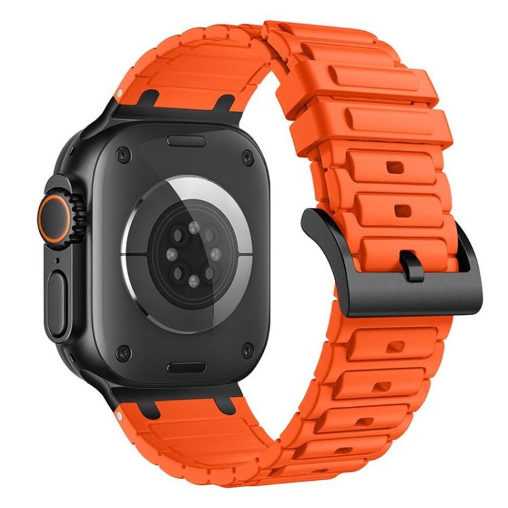 Apple Watch Silikon Klokkereim 42mm/41mm/40mm/38mm - Oransje