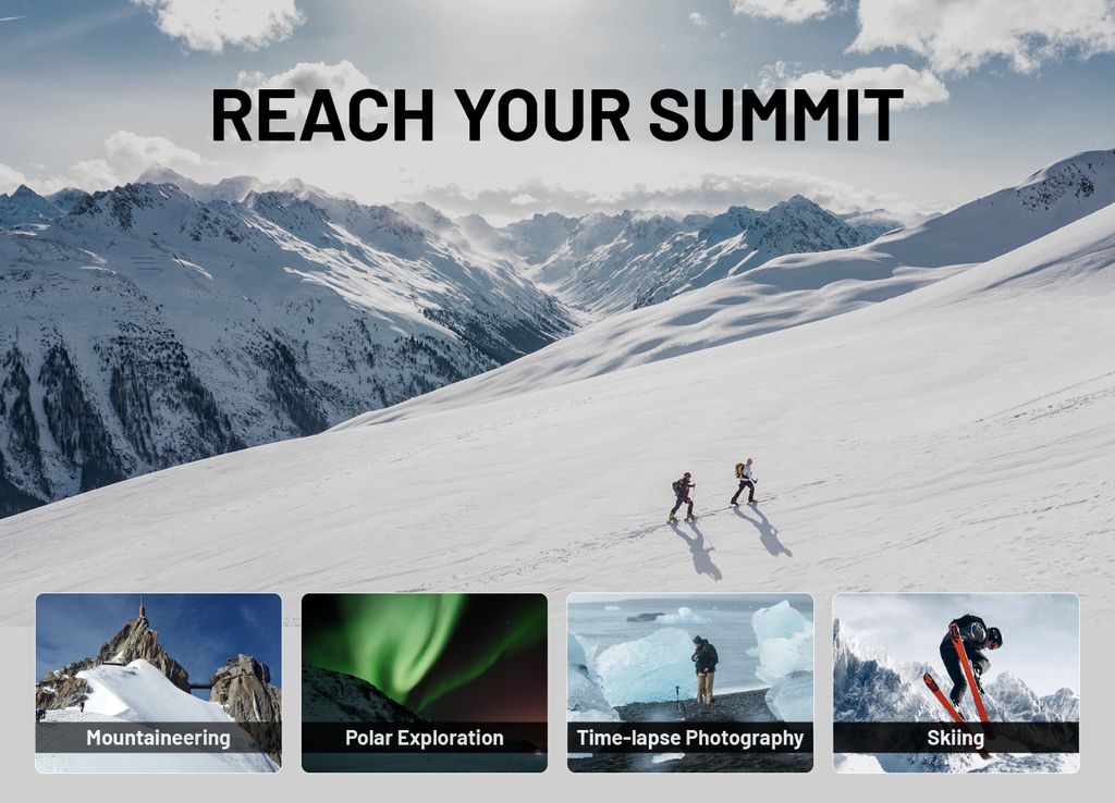 Nitecore SUMMIT 10000 Powerbank 10000mAh - Low Temperature Resistant Carbon Fiber