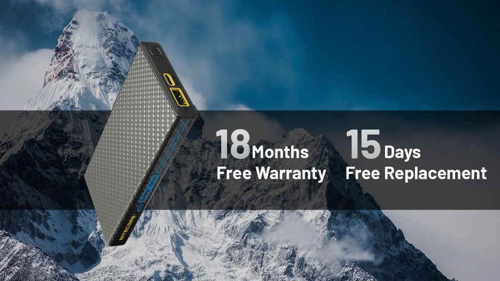 Nitecore SUMMIT 10000 Powerbank 10000mAh - Low Temperature Resistant Carbon Fiber