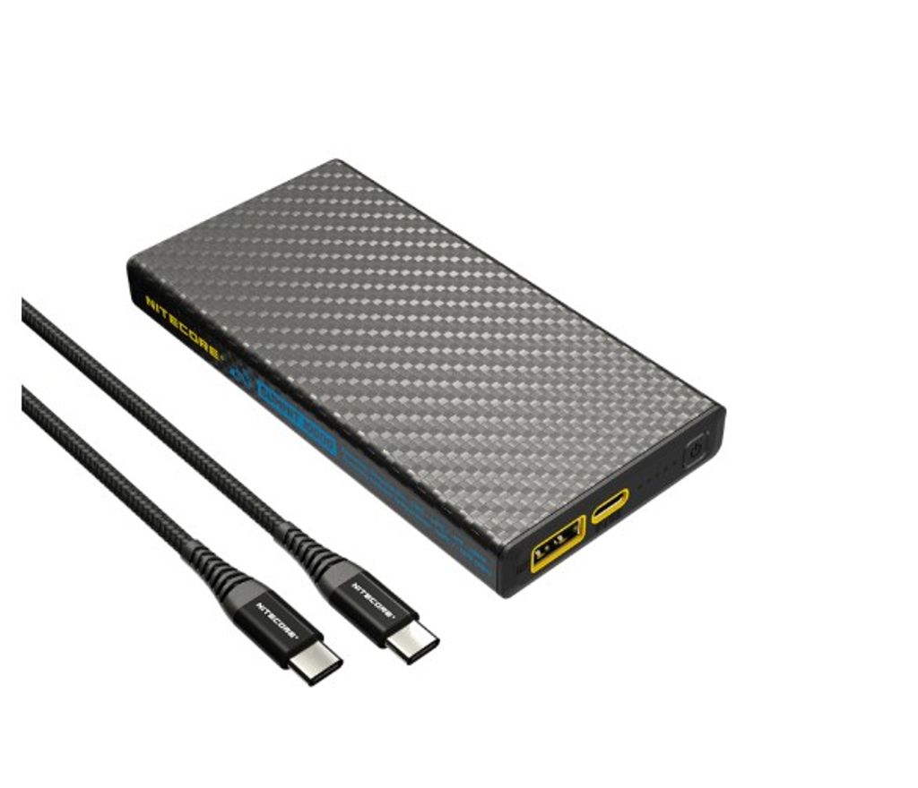 Nitecore SUMMIT 10000 Powerbank 10000mAh - Low Temperature Resistant Carbon Fiber