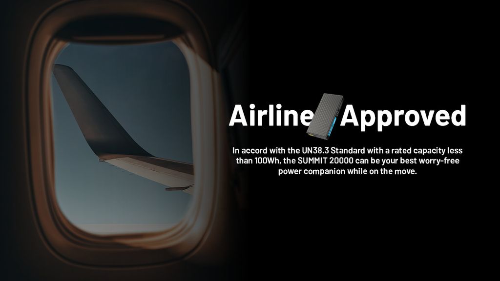 Nitecore SUMMIT 20000 Powerbank 20000mAh - Low Temperature Resistant Carbon Fiber