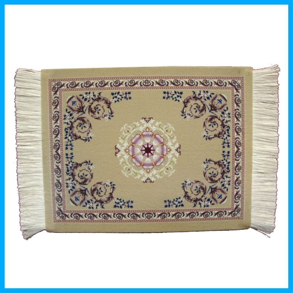 Musematte med vevd teppedesign 28 x 18 cm – Assorterte farger