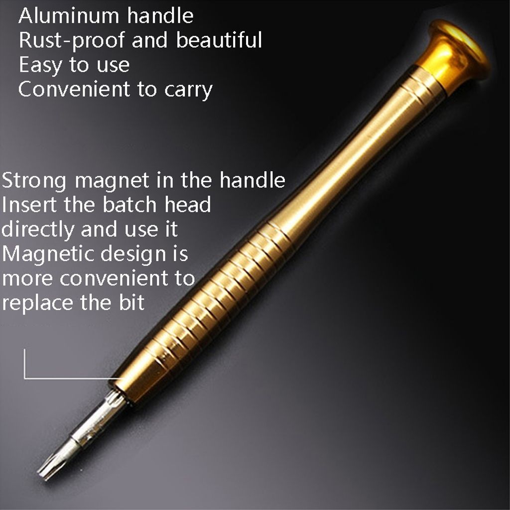 Multifunksjonelt skrutrekkersett for presisjonsarbeid, 25 deler