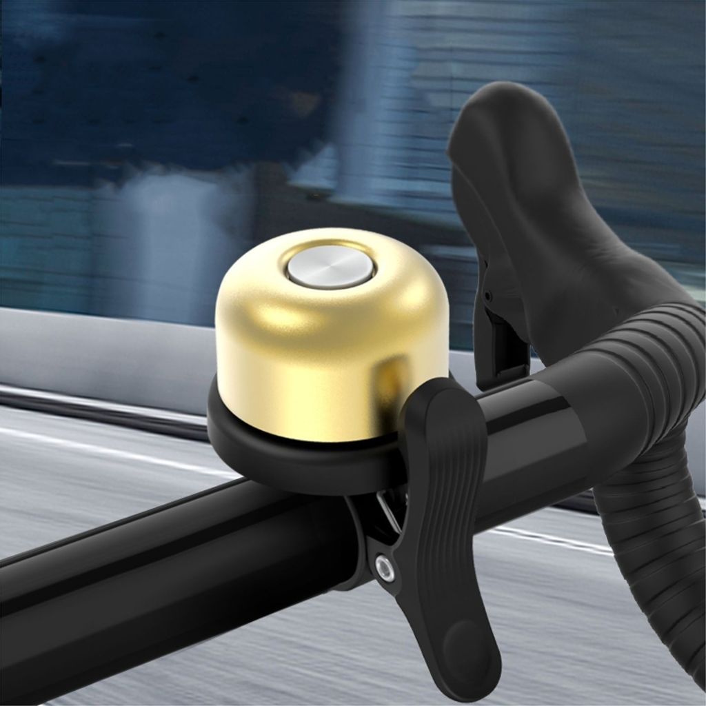 Sykkelklokke med skjult feste for AirTag 2. generasjon / AirTag 1. generasjon – svart