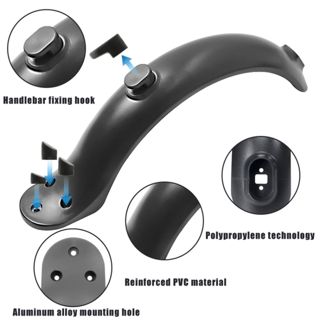 Xiaomi M365 sähköpotkulaudan lokasuojan lisävaruste – musta