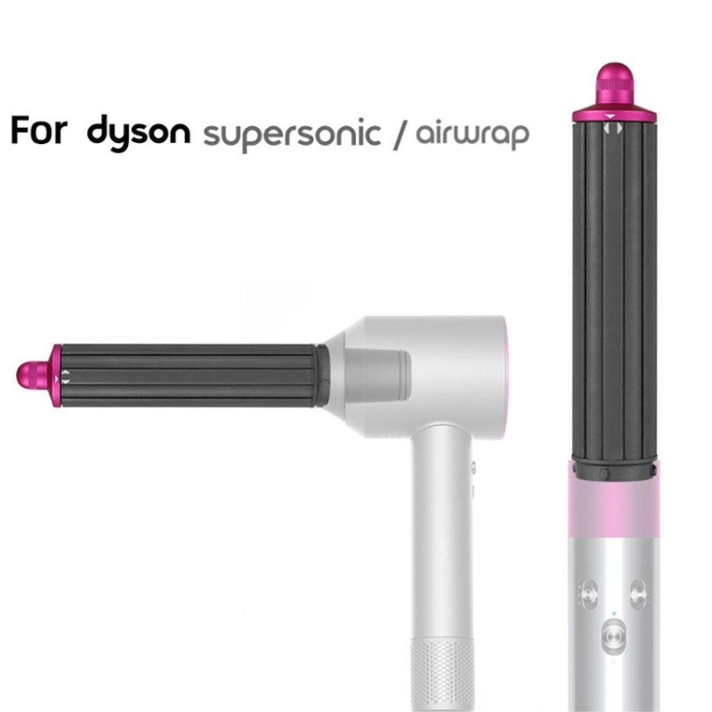Kiharrinsuuttimen sovitin 186x40mm Dyson Airwrap HD08/05/01 lyhyellä suuttimella – Vaaleanpunainen