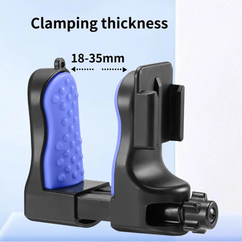 Motorcykelhjelmkrogbeslag til GoPro/DJI/SJCAM – Sort