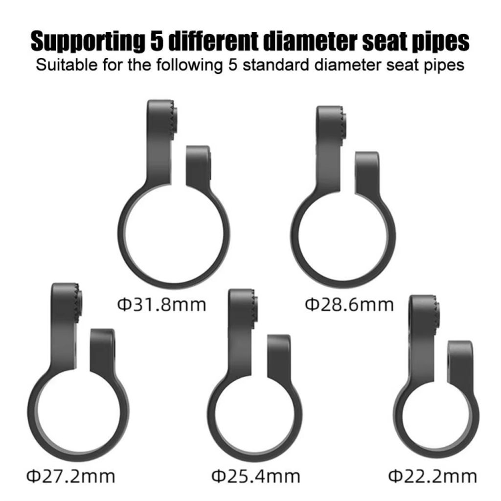 Dolt cykelfäste till AirTag 1/2 - Bakre reflex