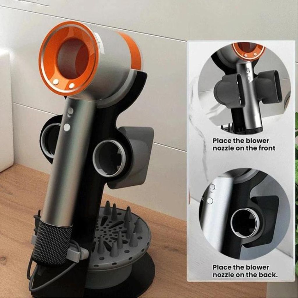 Stativ til Dyson Supersonic hårføner – svart