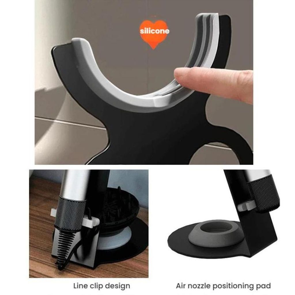Stativ til Dyson Supersonic hårføner – svart