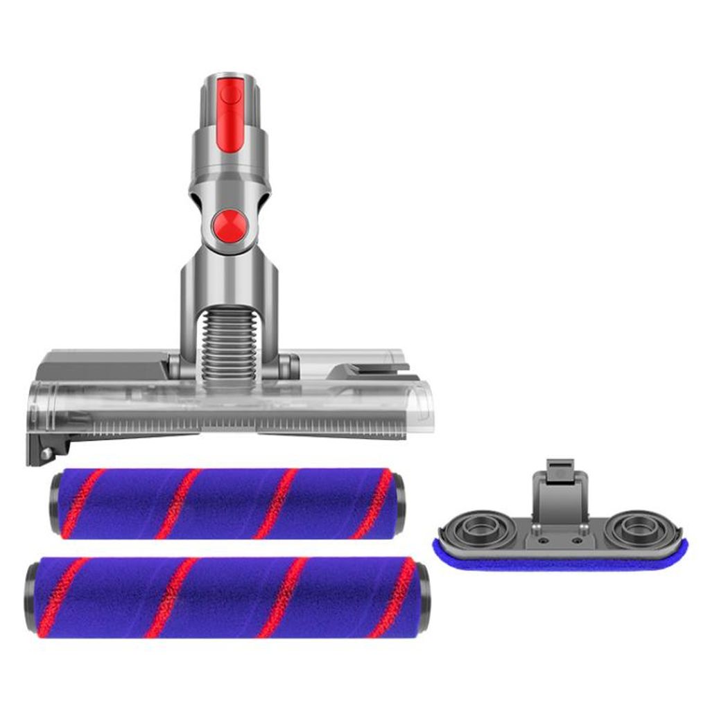 Dobbelt fløjlsgulvbørste med LED-støvregistrering til Dyson V7/V8/V10/V11/V15