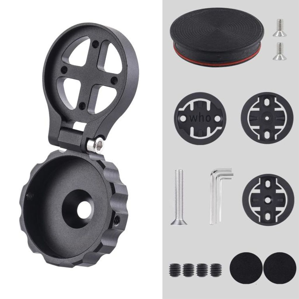 Sykkelstyrefeste for AirTag 2./1. generasjon – svart