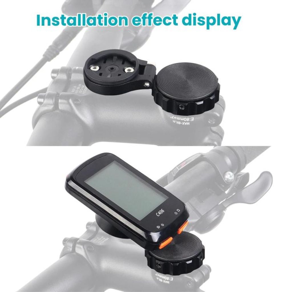 Sykkelstyrefeste for AirTag 2./1. generasjon – svart