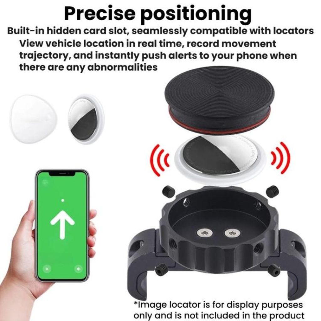 Cykelfäste för AirTag 2nd Gen/1st Gen och Huawei Tag – under sadeln
