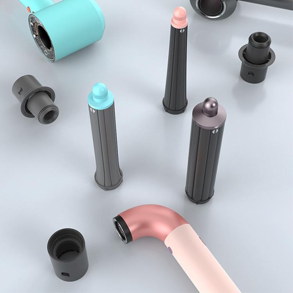 Hårføneradapter for Airwrap-hettefeste for Dyson HD01-HD16 – svart