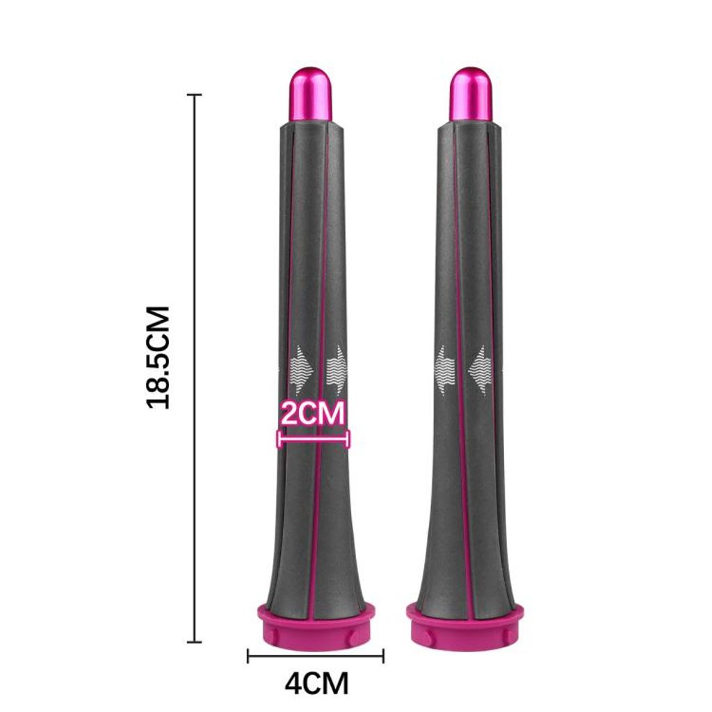 Lokktilbehør 20 mm til Dyson Airwrap HS01/HS05, 2-pakning - Rosa