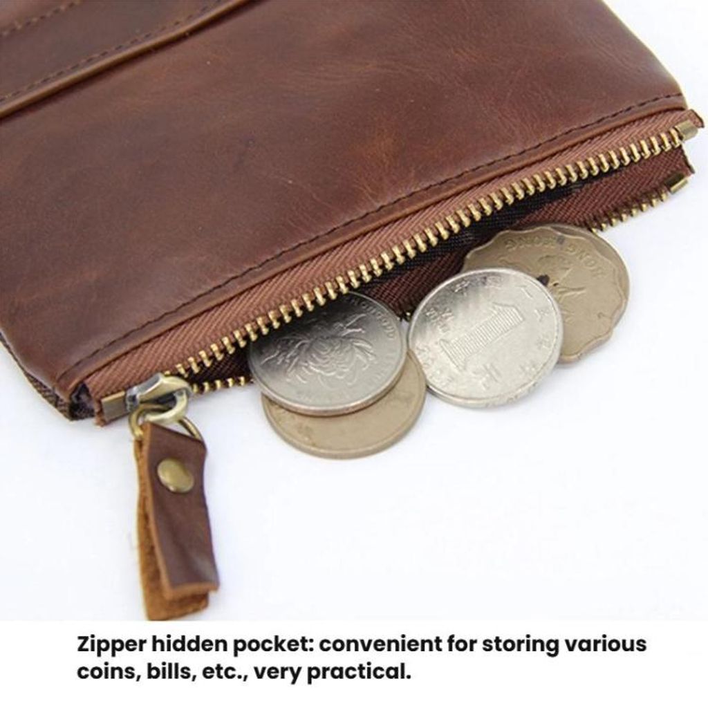 RFID-blokkerende skinnlommebok – svart