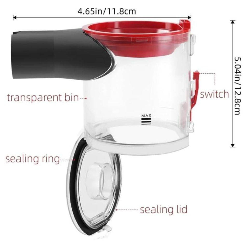 Støvbeholder og filtersæt til Dyson V7 V8 SV10 SV11 støvsuger