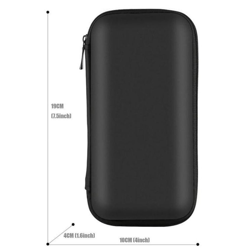 Oppbevaringsveske for elektronikk 19 x 10 x 4 cm – Svart