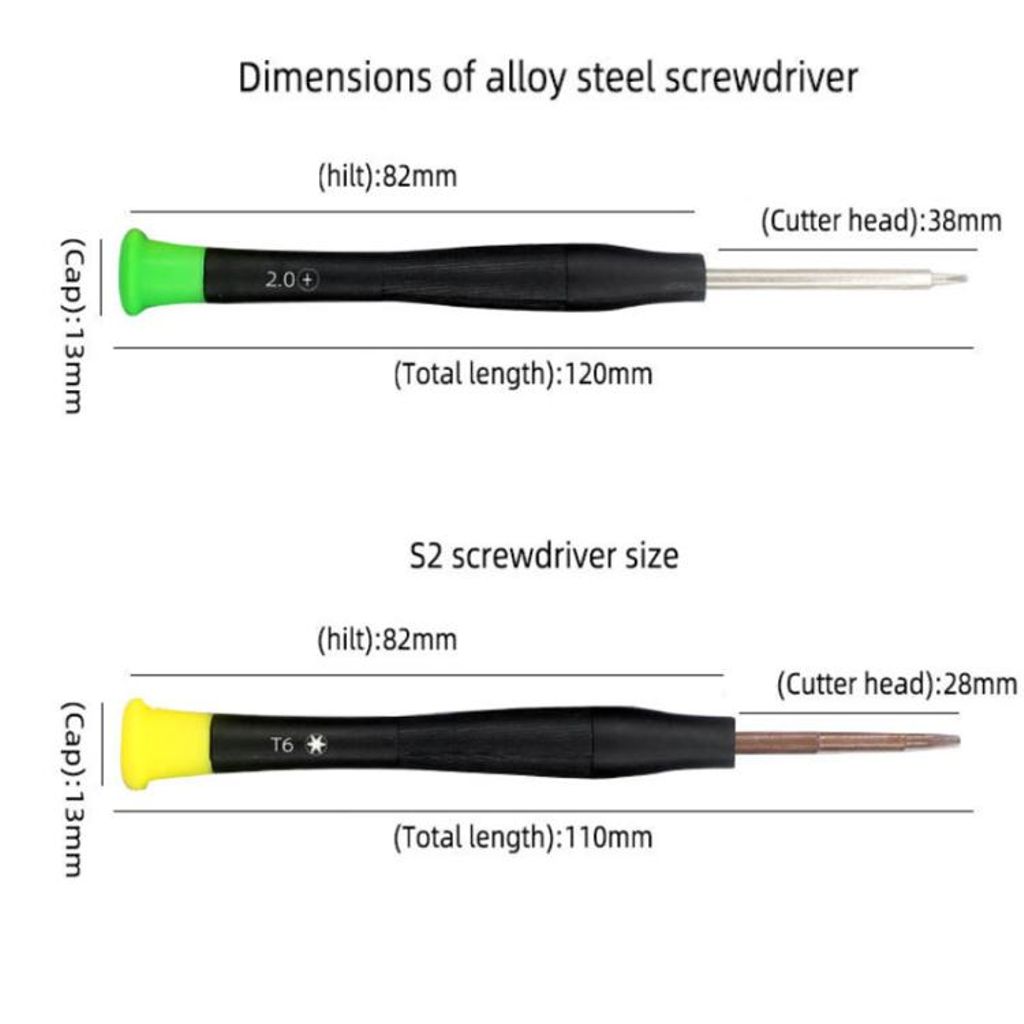 Verktøysett for reparasjon og demontering av mobiltelefoner, 26 deler
