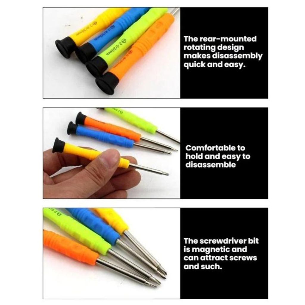 Reparationsværktøjssæt til mobil og tablet, 22 dele