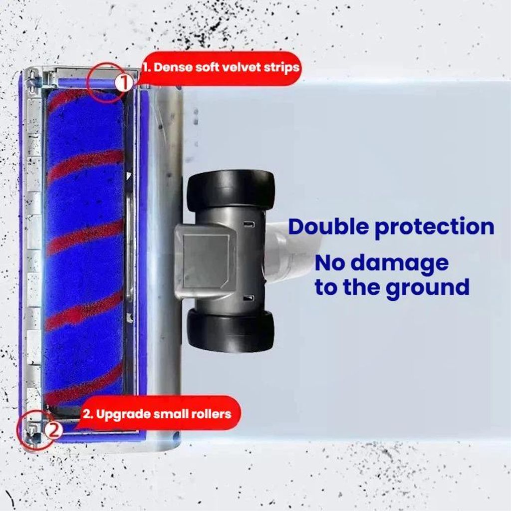 Dyson V6 Kombination af blød rulle og direkte drevet børstehoved