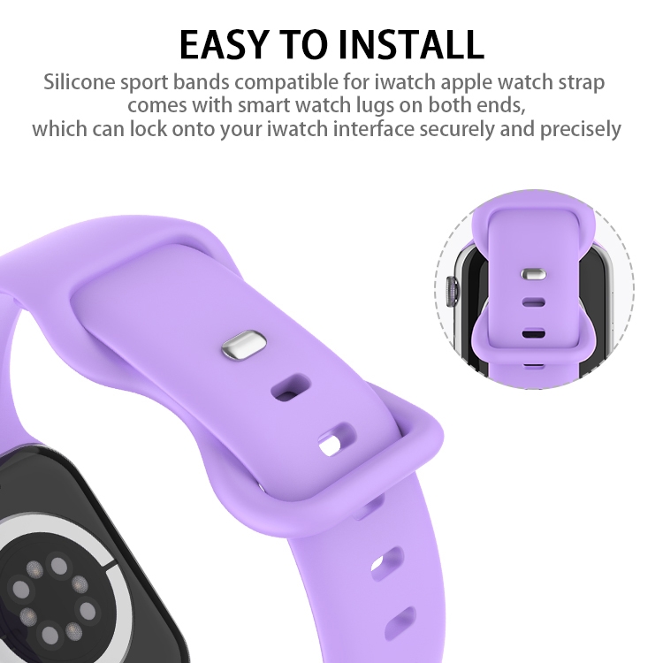 Silikone urrem til Apple Watch Ultra/Ultra 2 49mm osv. - Pink