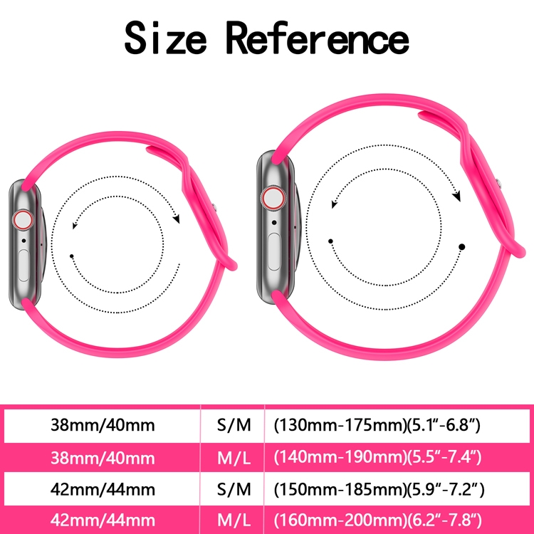 Silikone urrem til Apple Watch Ultra/Ultra 2 49mm osv. - Pink