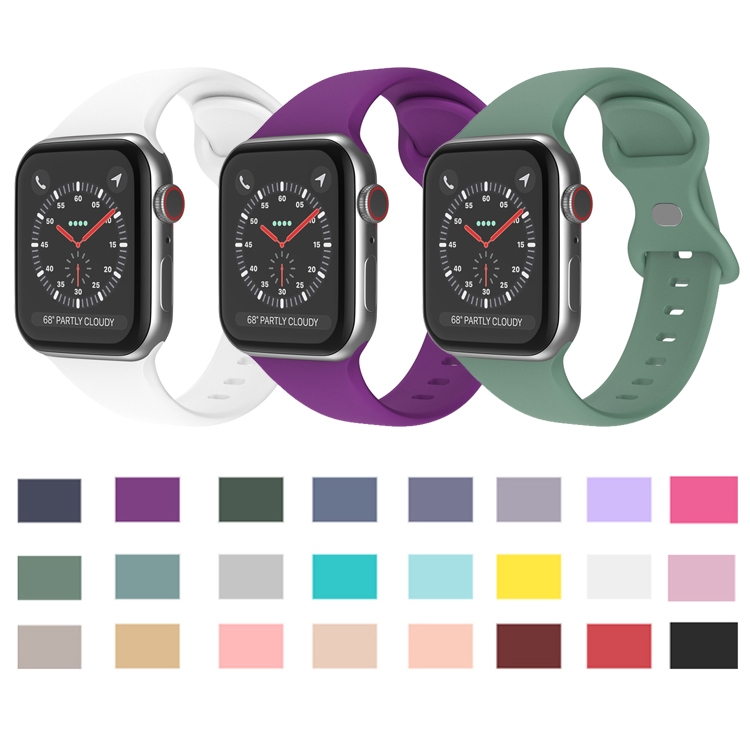 Silikone urrem til Apple Watch Ultra/Ultra 2 49mm osv. - Pink