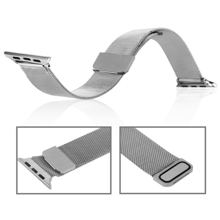 Magnetisk Klokkereim i Rustfritt stål for Apple Watch Ultra / Ultra 2 49 mm etc - Sølv